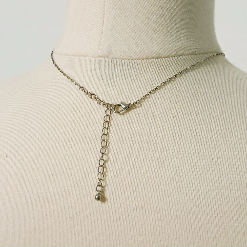 Crystal Pendant Silver-Tone Necklace from Buckle - Picture 2 of 3